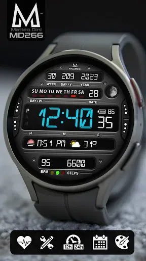 Скриншот 4 — MD266 Classic Watch Face