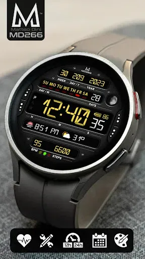 Скриншот 5 — MD266 Classic Watch Face