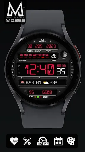 Скриншот 6 — MD266 Classic Watch Face