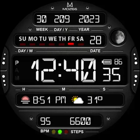 Скриншот 8 — MD266 Classic Watch Face