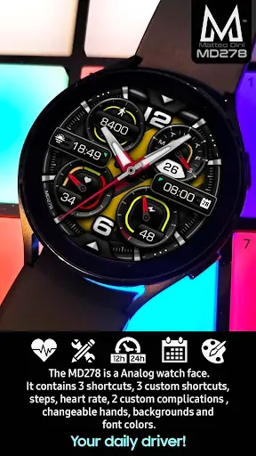 Скриншот 2 — MD278 Analog watch face