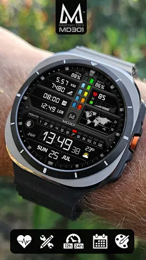 Скриншот 2 — MD301 Hybrid watch face