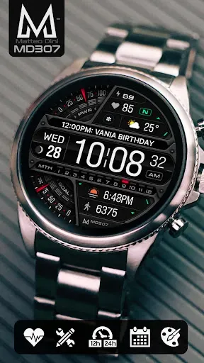 Скриншот 1 — MD307 Digital watch face