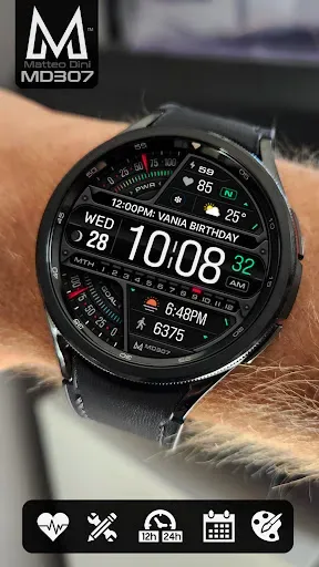 Скриншот 4 — MD307 Digital watch face