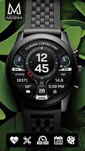 Скриншот 1 — MD334 Digital watch face