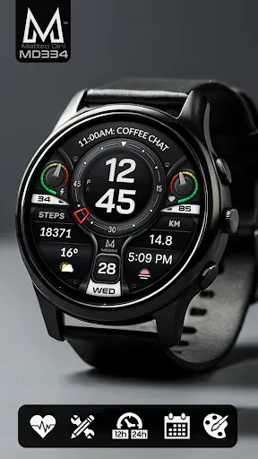 Скриншот 2 — MD334 Digital watch face