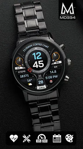 Скриншот 3 — MD334 Digital watch face