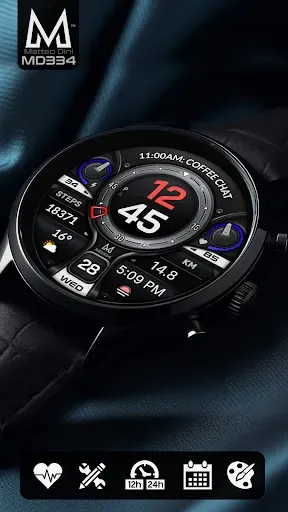 Скриншот 5 — MD334 Digital watch face