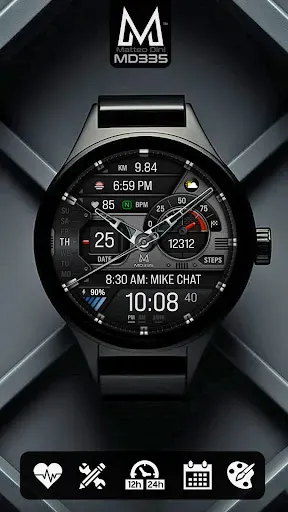 Скриншот 1 — MD335 Hybrid watch face