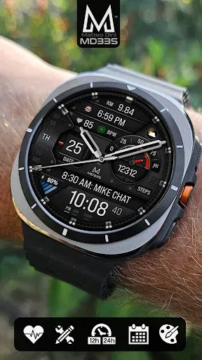 Скриншот 2 — MD335 Hybrid watch face