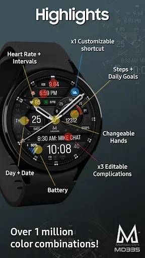 Скриншот 6 — MD335 Hybrid watch face
