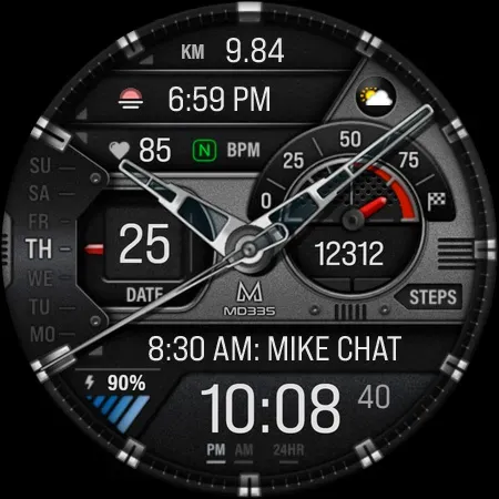 Скриншот 8 — MD335 Hybrid watch face