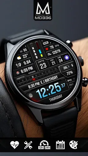 Скриншот 1 — MD336 Digital watch face