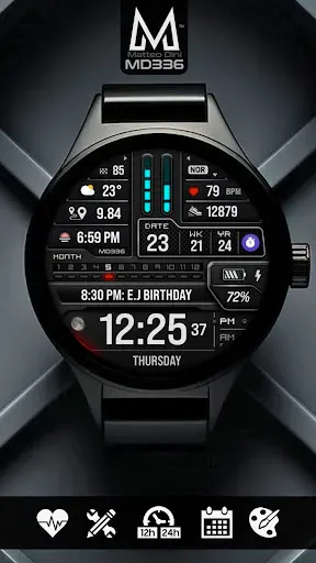 Скриншот 2 — MD336 Digital watch face