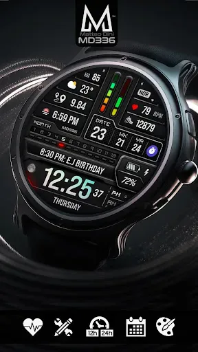 Скриншот 3 — MD336 Digital watch face