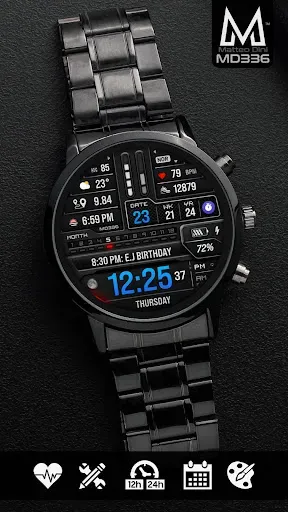 Скриншот 6 — MD336 Digital watch face