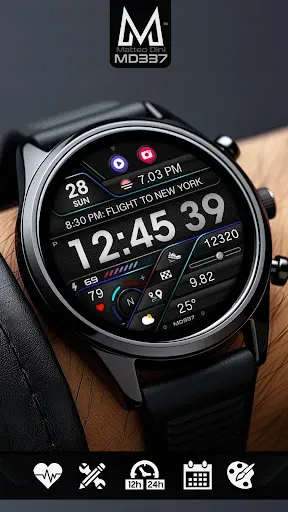 Скриншот 1 — MD337 Digital watch face
