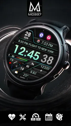 Скриншот 3 — MD337 Digital watch face