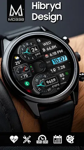 Скриншот 2 — MD338 Hybrid watch face