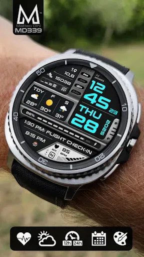Скриншот 1 — MD339 Digital watch face