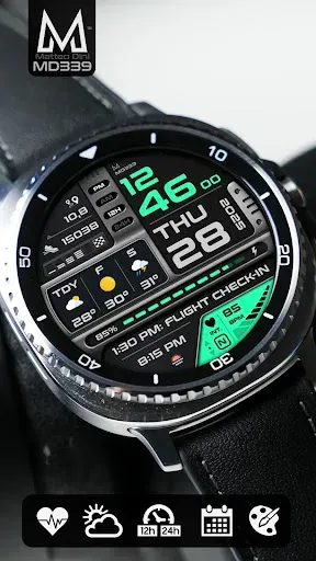 Скриншот 2 — MD339 Digital watch face