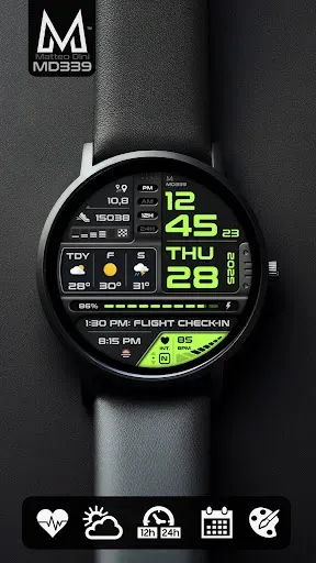 Скриншот 4 — MD339 Digital watch face