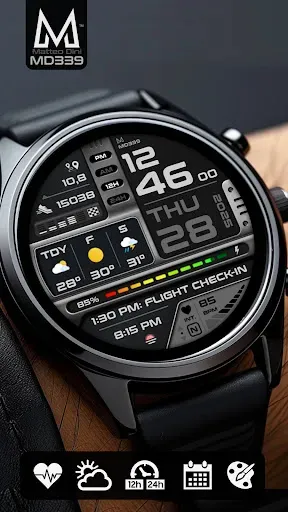 Скриншот 5 — MD339 Digital watch face
