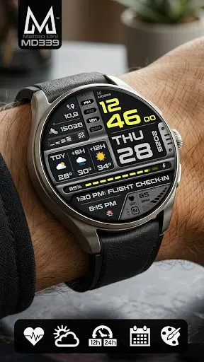 Скриншот 7 — MD339 Digital watch face
