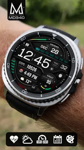 Скриншот 3 — MD340 Digital watch face