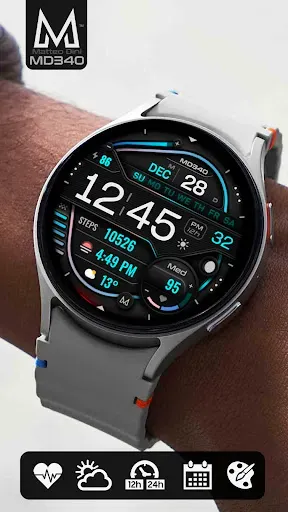Скриншот 5 — MD340 Digital watch face