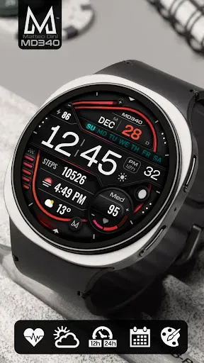 Скриншот 7 — MD340 Digital watch face