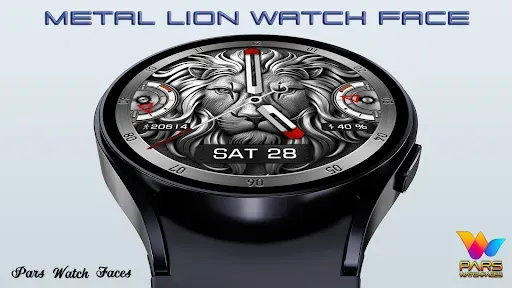 Скриншот 3 — Metal Lion Watch Face