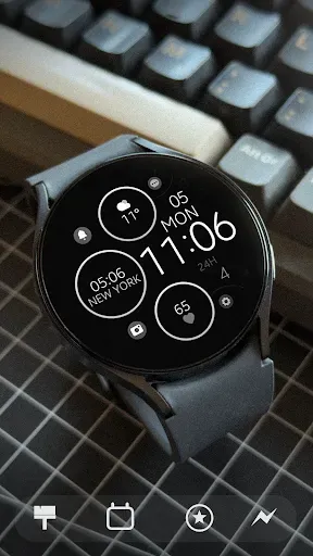 Скриншот 5 — Minimal Rose Gold Watch Face