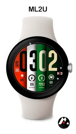 Скриншот 1 — ML2U 185 Watch Face