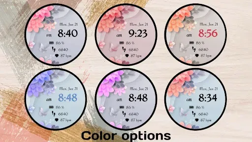 Скриншот 5 — NXV01 Flower bloom watch face