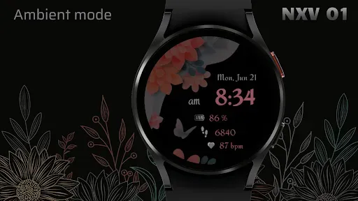 Скриншот 6 — NXV01 Flower bloom watch face