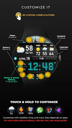 Скриншот 5 — PER8 Digital Watch Face