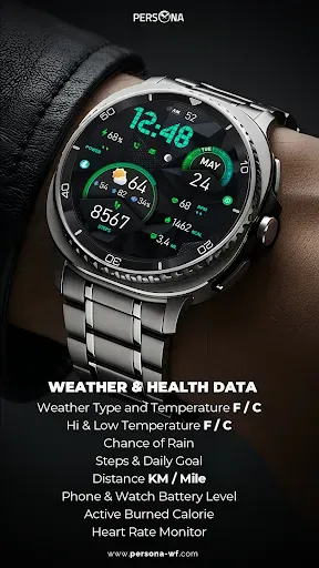 Скриншот 2 — PER15 Sport Digital Watch Face