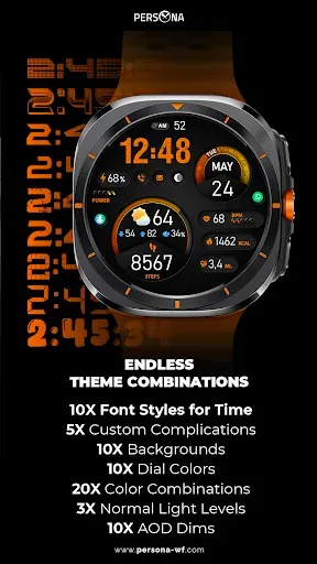 Скриншот 3 — PER15 Sport Digital Watch Face