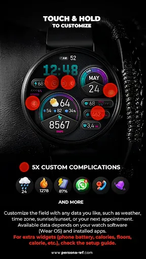 Скриншот 4 — PER15 Sport Digital Watch Face