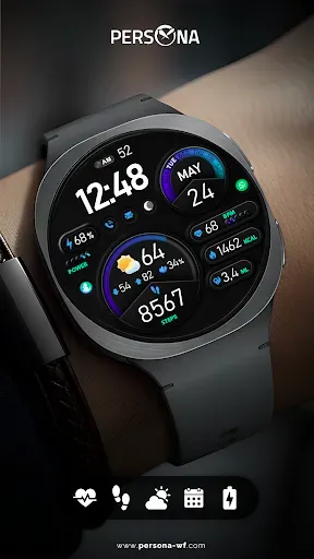 Скриншот 8 — PER15 Sport Digital Watch Face