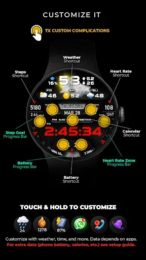 Скриншот 5 — PER27 Digital Watch Face