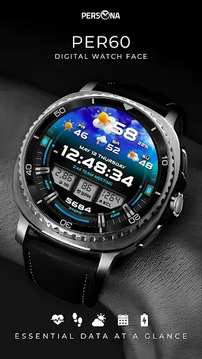 Скриншот 1 — PER60 Extreme Watch Face