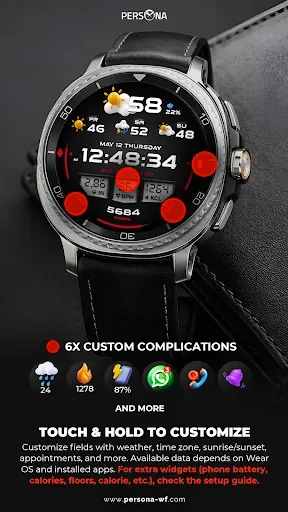 Скриншот 4 — PER60 Extreme Watch Face