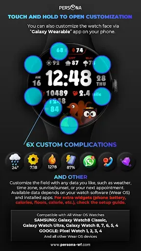Скриншот 4 — PER62 Thanksgiving Watch Face