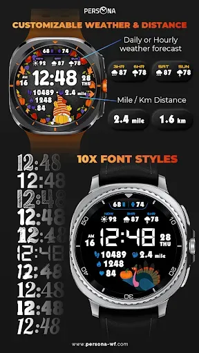 Скриншот 5 — PER62 Thanksgiving Watch Face