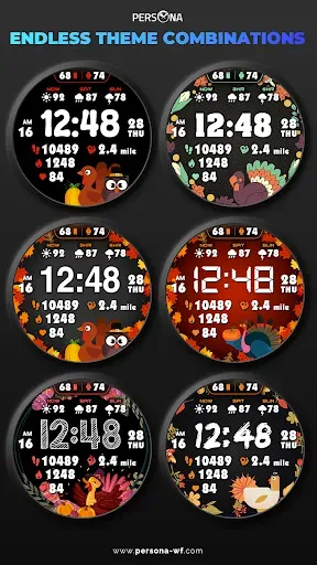 Скриншот 6 — PER62 Thanksgiving Watch Face