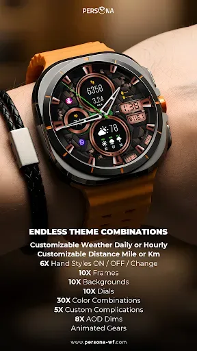 Скриншот 2 — PER64 Hybrid Watch Face