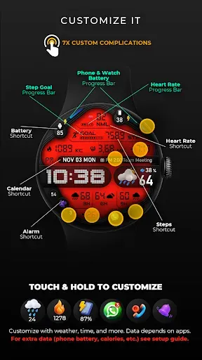 Скриншот 6 — PER67 Digital Watch Face