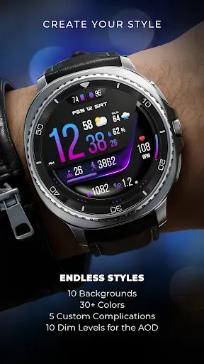 Скриншот 2 — PER76 Digital Watch Face